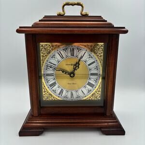 VTG Howard Miller Mantle Clock Quartz Movement Dual Chime 612-481 - TESTED
